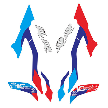 BMW S1000RR M1000RR 2019-2022 Full Body Graphics Kit Tank Decals Waterproof Fairing Stickers Motorcycle Wrap