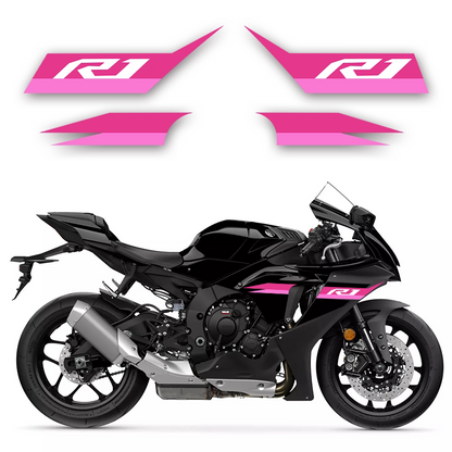 Yamaha YZF-R1 Motorcycle Side Fairing Stripe Graphics Decals Reflective Waterproof Stickers