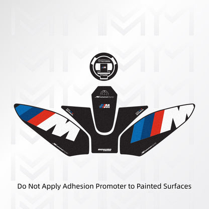 BMW S1000RR 2022 2026 Thick Rubber Tank Pad Non Slip Scratch Resistant Fishbone Tank Protector