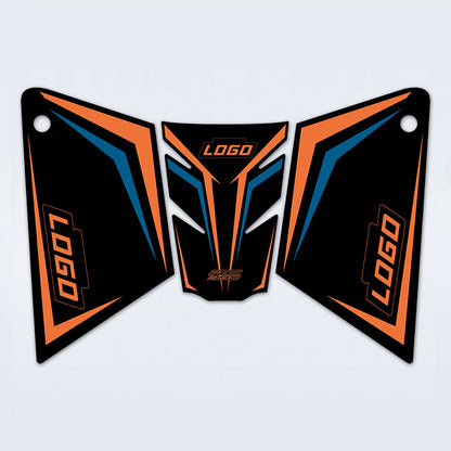 2022 KTM RC 390 Anti-Slip Tank Grips – Waterproof Scratch-Resistant Body Protection Pads
