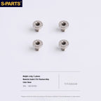 SPARTS Titanium Helmet Visor Screws Kit for ARAI RX7X – Lightweight & CNC Machined