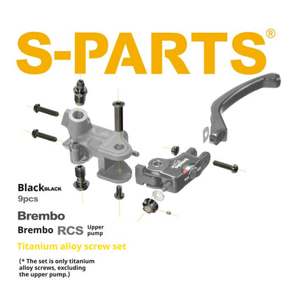 SPARTS Brembo RCS Brembo direct push brake pump titanium alloy screw set bolt Stan