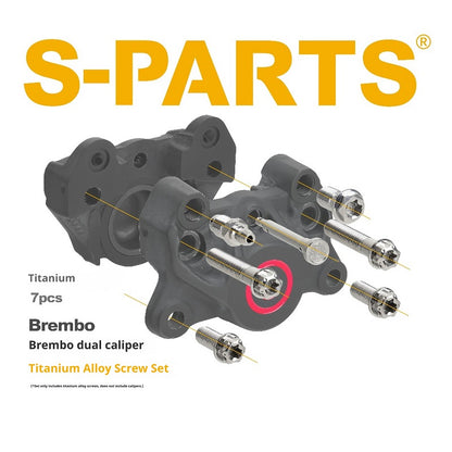 SPARTS Titanium Bolt Kit for Brembo Basic 2-Piston and 4-Piston Calipers