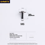 SPARTS Ducati Titanium Seat Bolt M6×20 | TC4 Grade 5 | Lightweight Motorcycle Upgrade