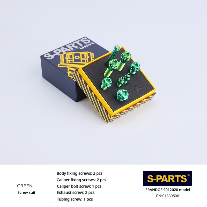 SPARTS Titanium Brake Caliper Bolt Kit – FRANDO F901 2020-2022 (Single Caliper, Multiple Colors, A2 Pan Head Options)