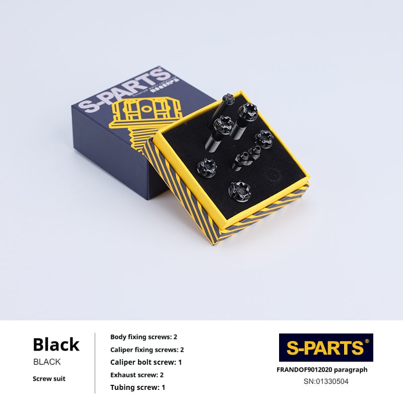 SPARTS Titanium Frando F901 CNC Dual-Piston Caliper Bolt Kit｜Dedicated Upgrade for Crab-Style Calipers