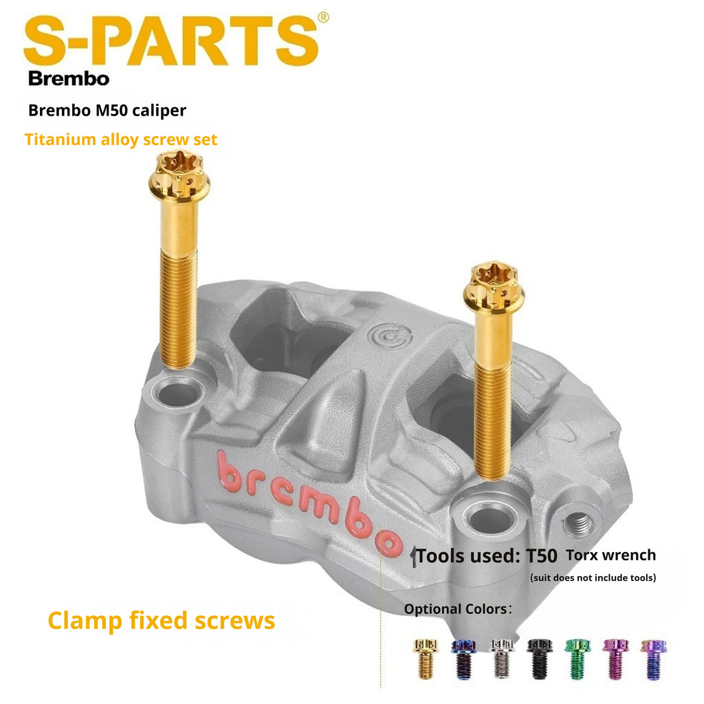 SPARTS  Titanium Caliper Bolts for BREMBO M50