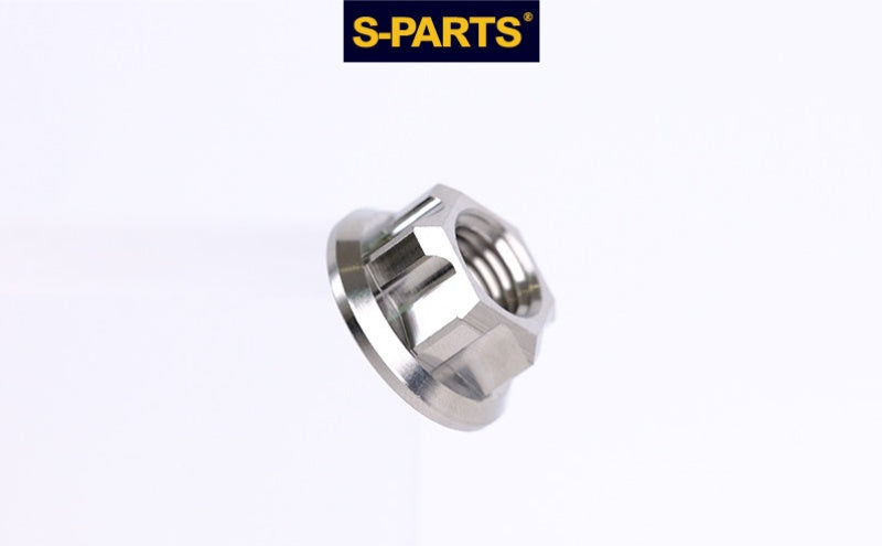 SPARTS Hex Flange Titanium Nut – A3 Series – M5 / M6 / M8 / M10 / M12 – Motorcycle Locking Hardware