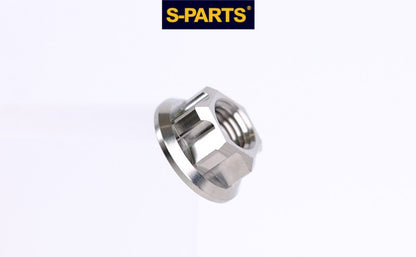 SPARTS Hex Flange Titanium Nut – A3 Series – M5 / M6 / M8 / M10 / M12 – Motorcycle Locking Hardware