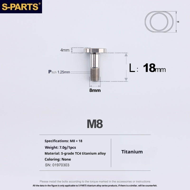 SPARTS Titanium Rear Sprocket Fixing Bolts for KTM 1290 ADV – Custom Upgrade Kit