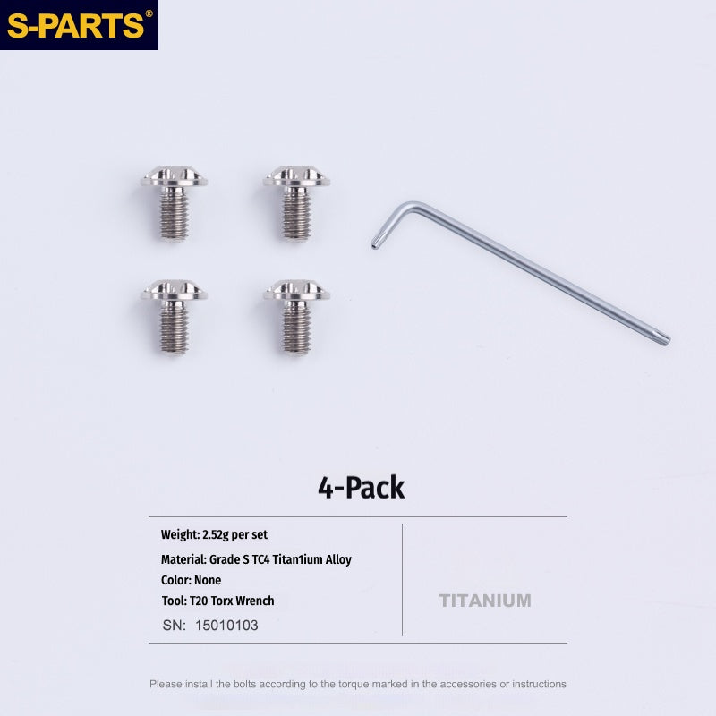SPARTS Titanium Visor Mechanism Screws for SHOEI Z7\Z8\X14\GTAIR\GTAIR2