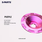 S-PARTS Titanium Visor Mechanism Cover & Screws Kit for SHOEI GLAMSTER Helmet