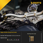 SPARTS BMW RnineT Titanium Alloy Motorcycle Bolt Upgrade Kit