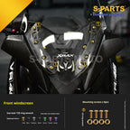 SPARTS Titanium Bolt Kit for 2021 Yamaha XMAX 300 Motorcycle Upgrade
