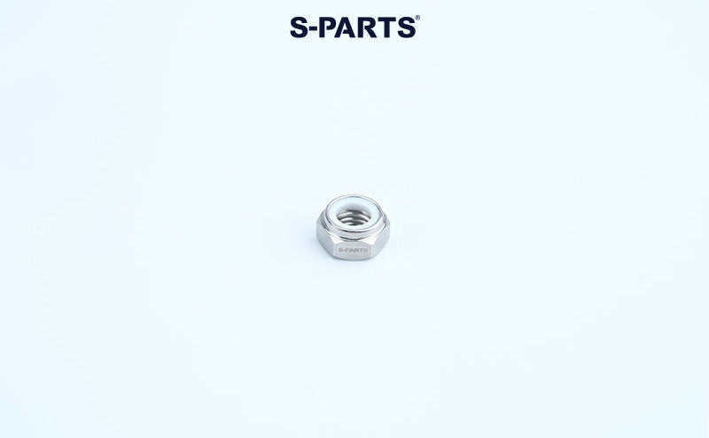 SPARTS Hex Nylon Lock Titanium Nuts – Motorcycle & Car Upgrade Fasteners