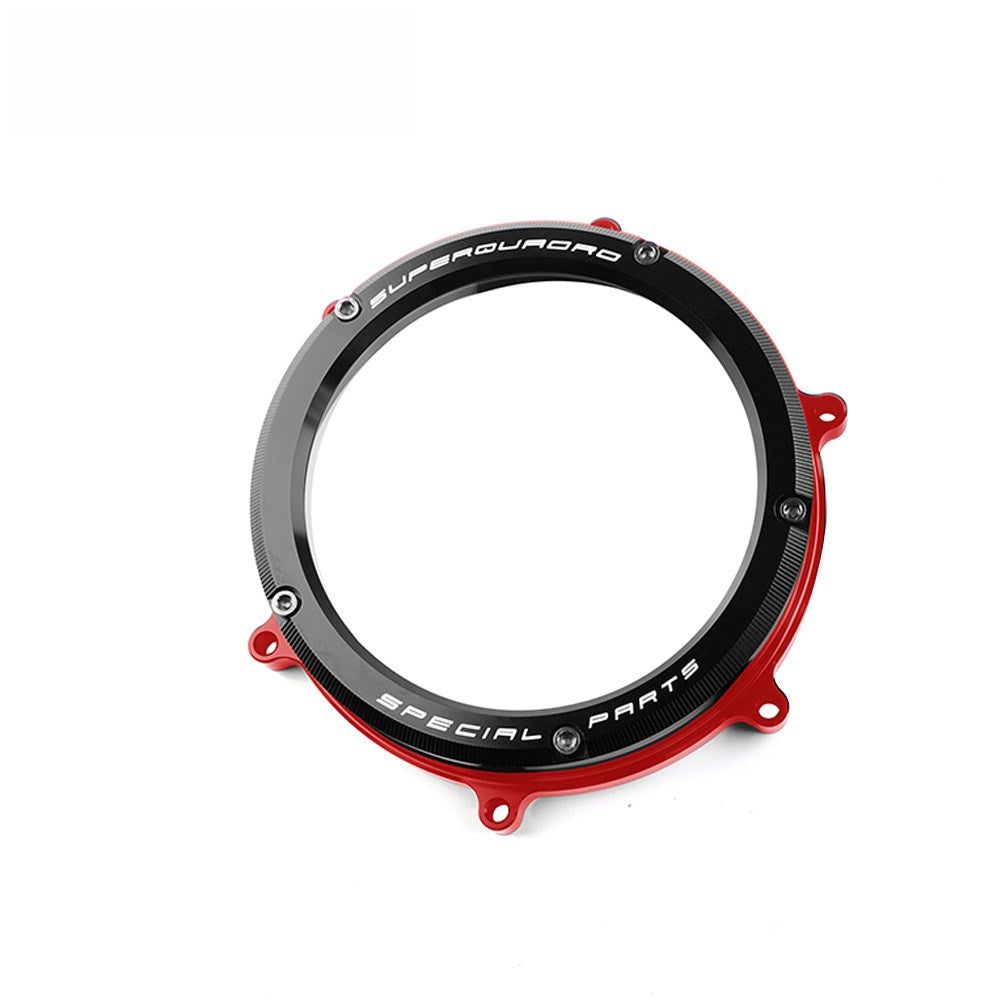 Ducati 959 / 1199 / 1299 / Panigale V2 / V4 / V4S Transparent Clutch Cover Kit Clear Clutch Side Cover Upgrade