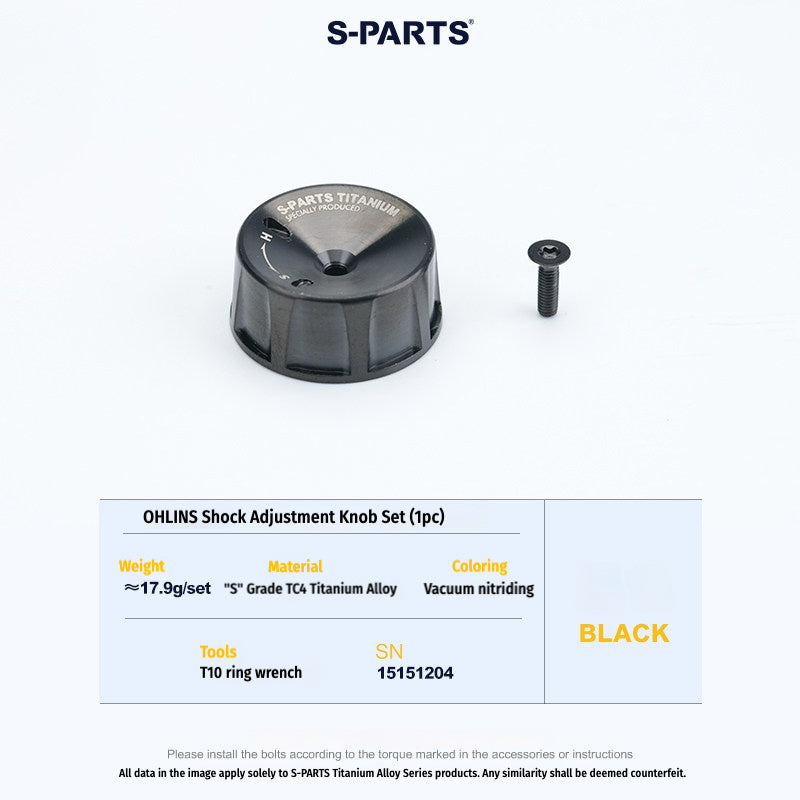 SPARTS Ohlins Suspension Adjuster Knob – Basic Version