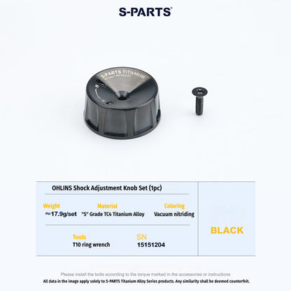 SPARTS Ohlins Suspension Adjuster Knob – Basic Version