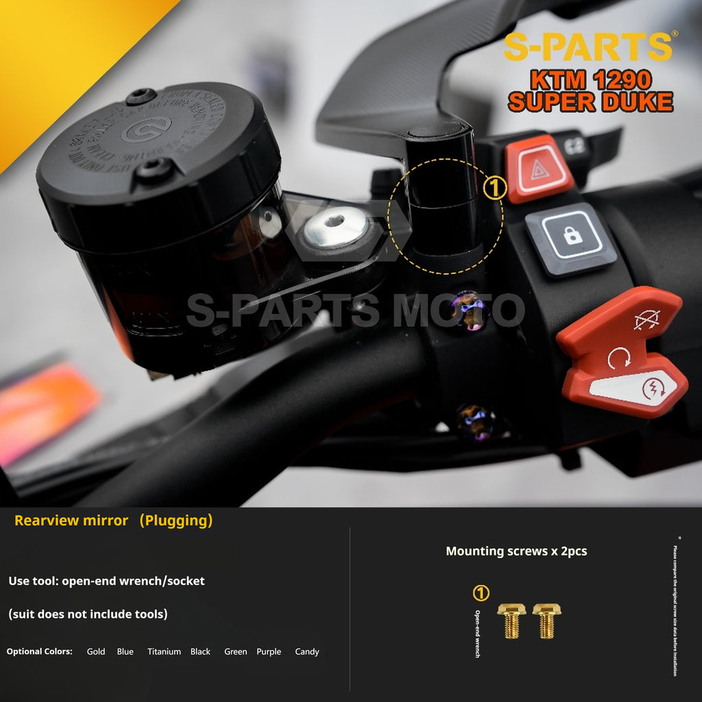 SPARTS KTM Super Duke 1290 · Full TC4 Titanium Bolt Kit｜Motorcycle Upgrade Set