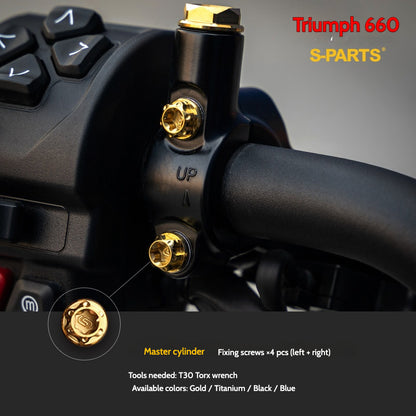 SPARTS Titanium Fastener Bolts for Triumph Trident 660 Motorcycle Modification