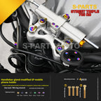 SPARTS Titanium Screw Set for Triumph Street Triple RS –CNC Titanium Upgrade Kit
