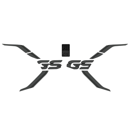 BMW G310GS (2018–2022) 40th Anniversary / Triple Black Full Body Color Change Sticker Kit Tank Fishbone Anti-Slip Graphics Set