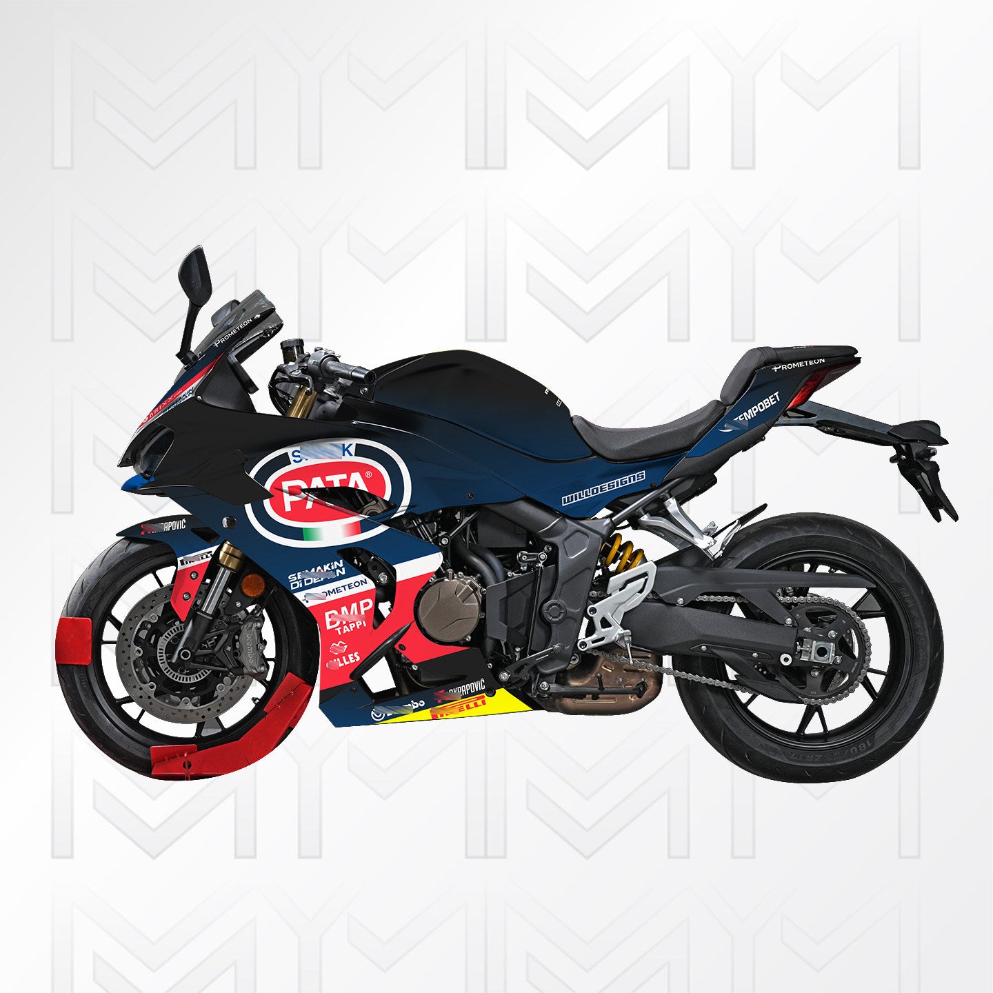 QJMOTOR 600RS 800 Motorcycle Creative Graphics Decal Kit