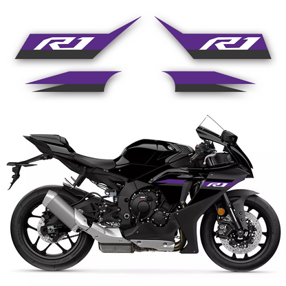 Yamaha YZF-R1 Motorcycle Side Fairing Stripe Graphics Decals Reflective Waterproof Stickers