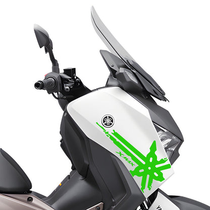 2023 Yamaha XMAX 300 Front Fairing Graphics Decal PVC Glossy Body Protection Sticker