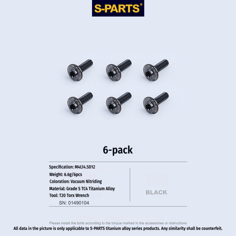 SPARTS TC4 Titanium Bolts for BMW S1000RR  Windshield