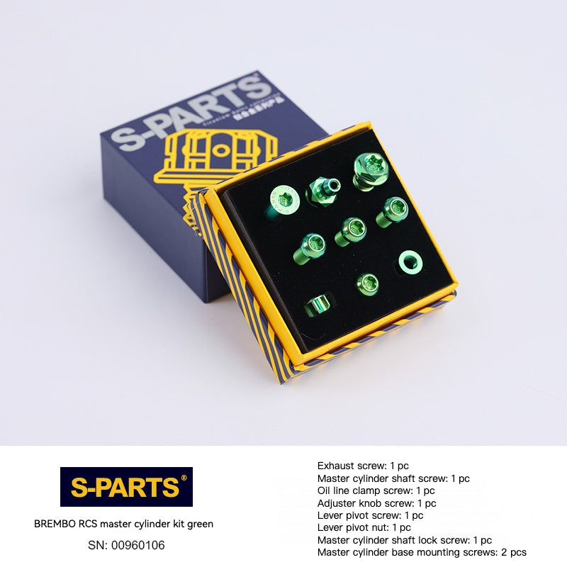 SPARTS Titanium Bolt Kit for Brembo RCS Master Cylinder