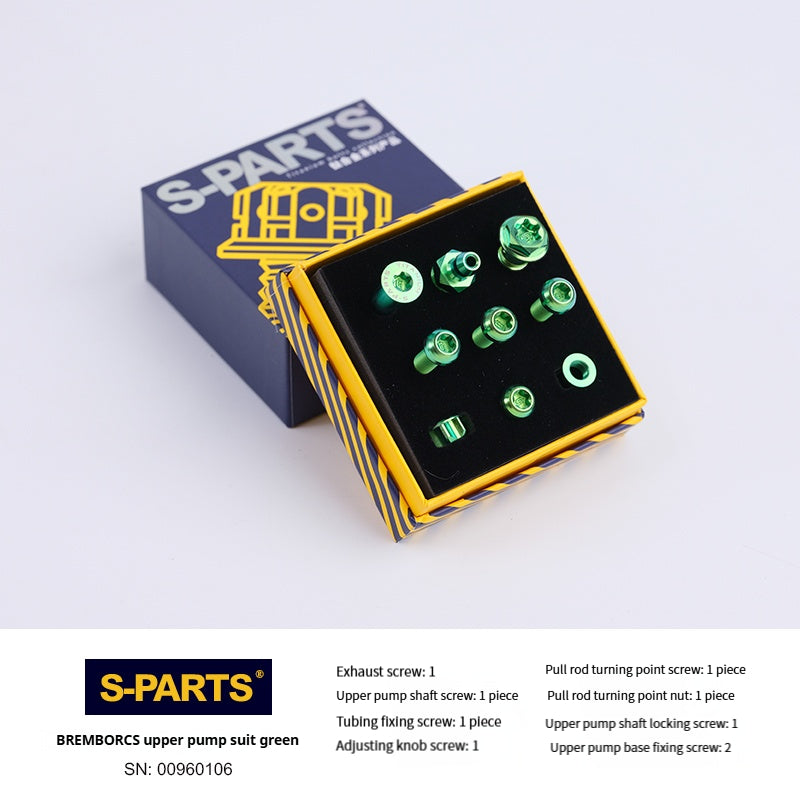 SPARTS Brembo RCS Brake Master Cylinder Titanium Bolt Kit – 9pcs