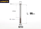 SPARTS M10 P1.25 A3 Series Standard Head Titanium Bolt | 650°C Forged | S-Grade TC4 | Motorcycle / E-Bike Upgrade