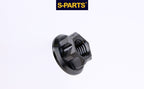 SPARTS Hex Flange Titanium Nut – A3 Series – M5 / M6 / M8 / M10 / M12 – Motorcycle Locking Hardware