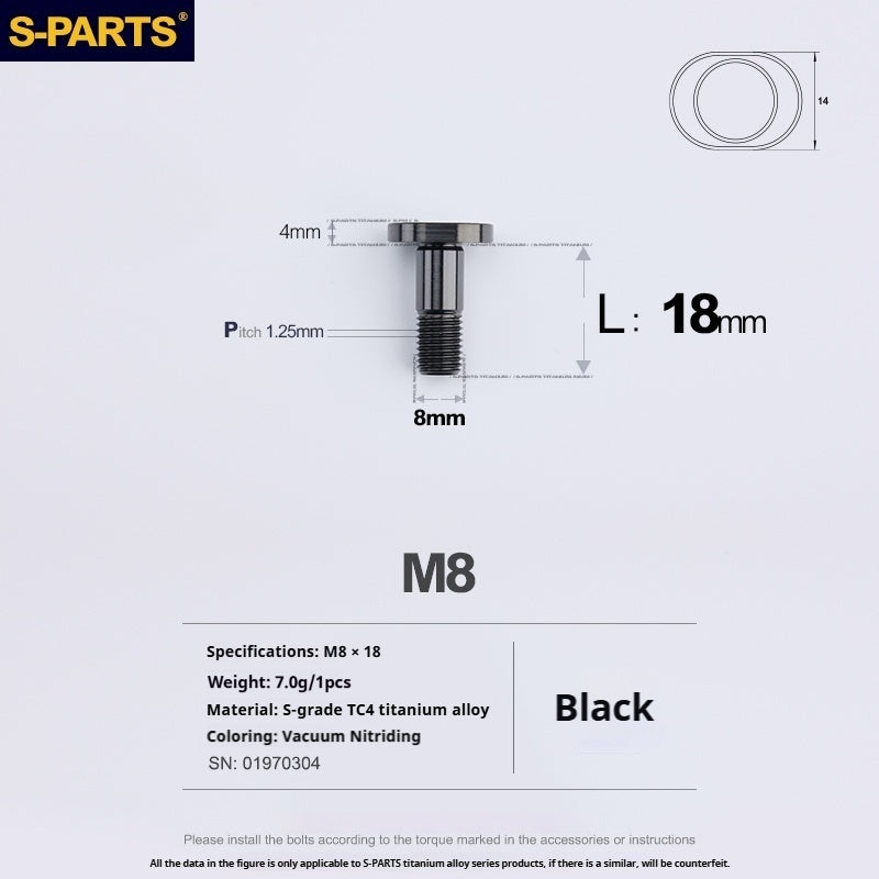 SPARTS Titanium Rear Sprocket Fixing Bolts for KTM 1290 ADV – Custom Upgrade Kit