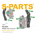 SPARTS Brembo R2 XMAX Caliper Adapter Titanium Bolt Kit