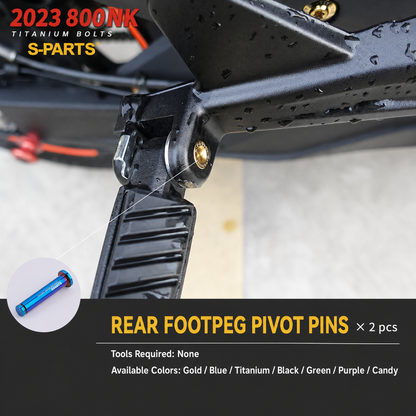 S-PARTS TC4 Titanium Full Motorcycle Bolt Kit for CFMOTO 800NK
