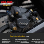 S-PARTS TC4 Titanium Bolt Kit for Honda CBR650R / CB650R | Full Motorcycle Upgrade