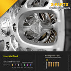 SPARTS Titanium Screw Set for Vespa Sprint/Primavera 150 – Custom Candy Color & CNC Titanium Upgrade Kit