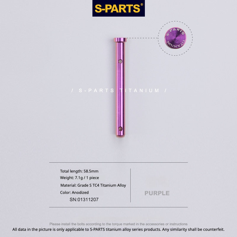 S-PARTS TC4 Titanium Rear Master Caliper Pin for BREMBO Water Bird Rear Caliper