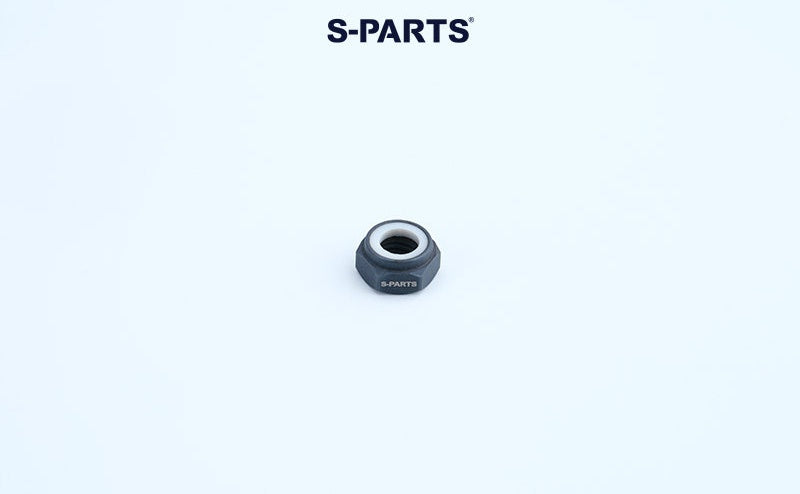 SPARTS Hex Nylon Lock Titanium Nuts – Motorcycle & Car Upgrade Fasteners