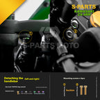 SPARTS TC4 Titanium Bolt Kit for Kawasaki ZX-4RR | Motorcycle Titanium Bolt Upgrade