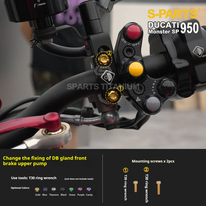 SPARTS Ducati New Monster SP 950 Titanium Alloy Bolts