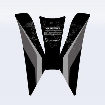 BMW R1250GS Tank Grip Pad Fishbone Tank Protector Anti-Slip Fuel Tank Protection Decal Motorcycle Accessories