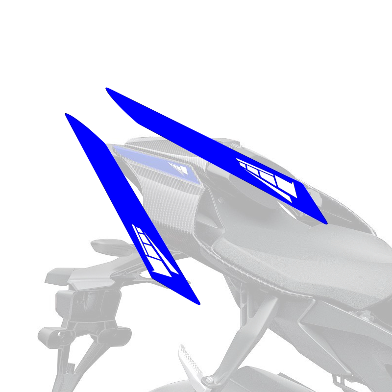 2020-2023 Yamaha YZF-R1M Full Body Graphics Decal Kit Blue Racing Motorcycle Stickers