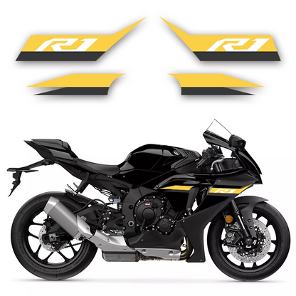 Yamaha YZF-R1 Motorcycle Side Fairing Stripe Graphics Decals Reflective Waterproof Stickers
