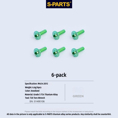 SPARTS TC4 Titanium Bolts for BMW S1000RR  Windshield