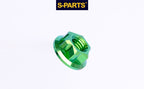 SPARTS Hex Flange Titanium Nut – A3 Series – M5 / M6 / M8 / M10 / M12 – Motorcycle Locking Hardware