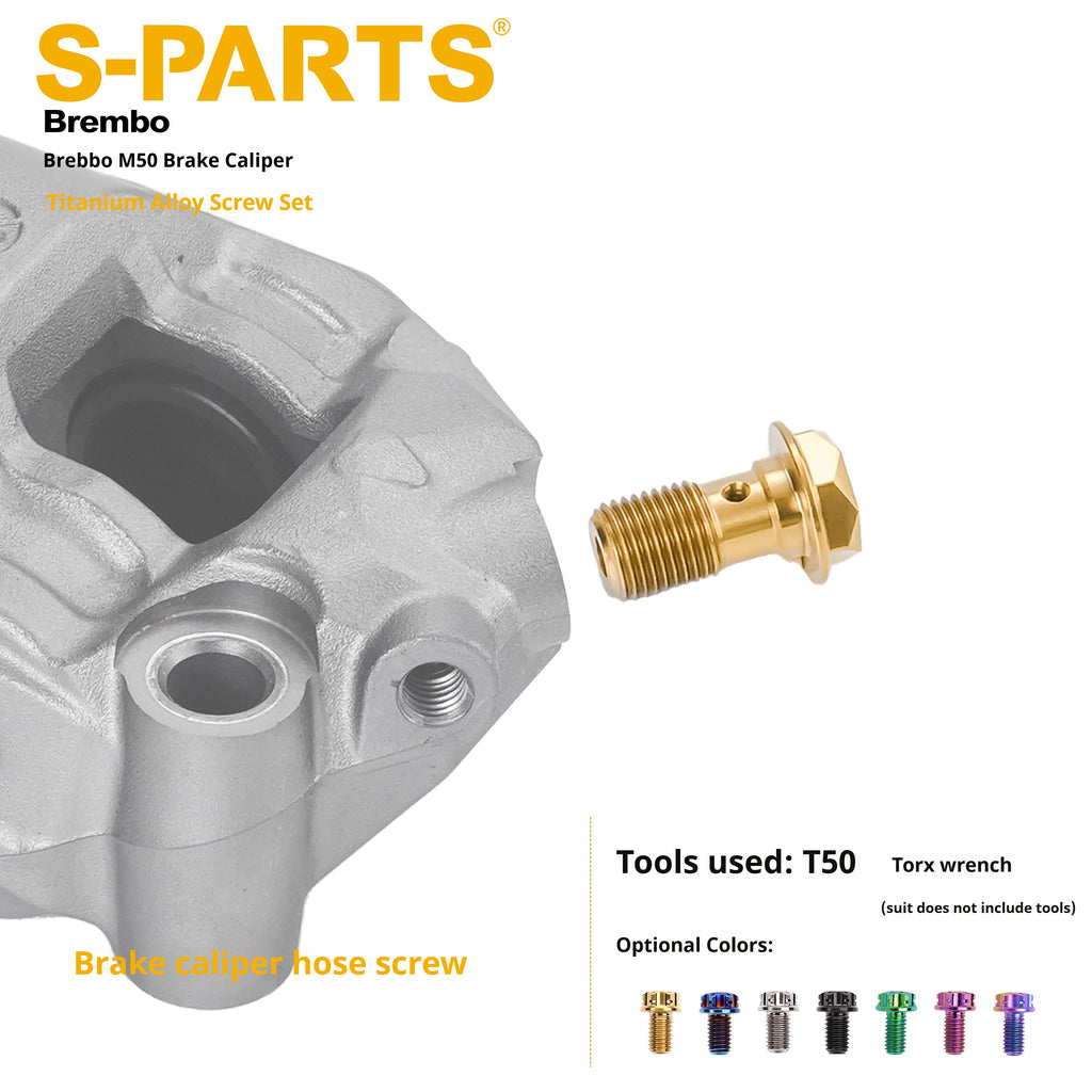 SPARTS  Titanium Caliper Bolts for BREMBO M50