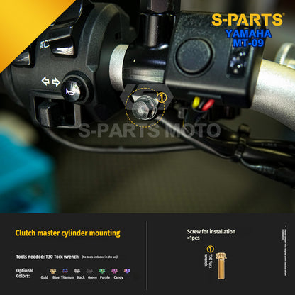 SPARTS Yamaha MT-09 Titanium Bolt Kit | TC4 Grade Motorcycle Fasteners
